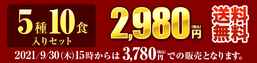 すき家 食べ比べセット5種10食 登場セール価格
